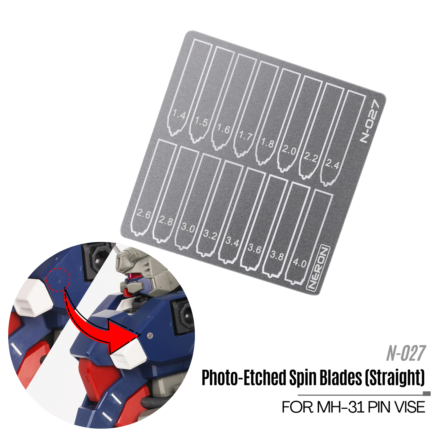 Präzisions-Spin-Blades für den Modellbau (1.4mm – 4.0mm)