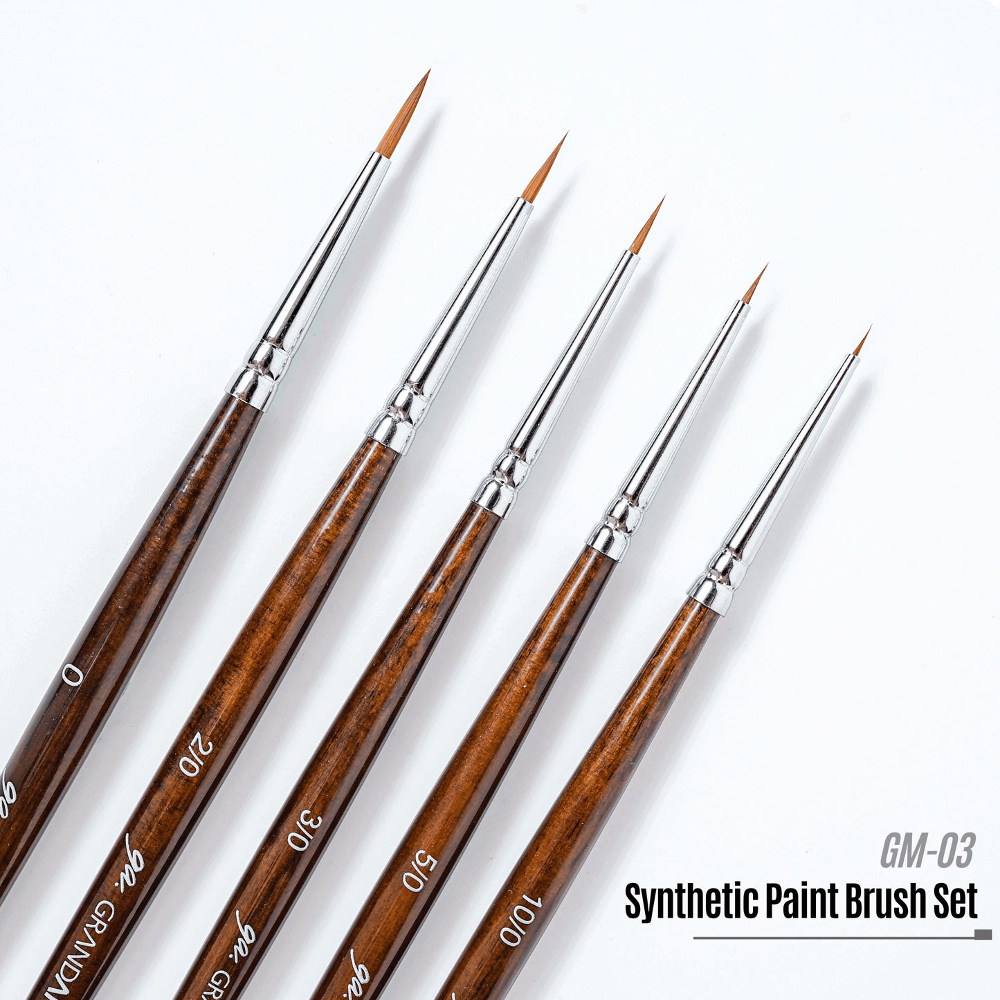 Madworks x Grandarts ProModel Synthetic Paint Brush Set - Pointed(Versand im Dezember)