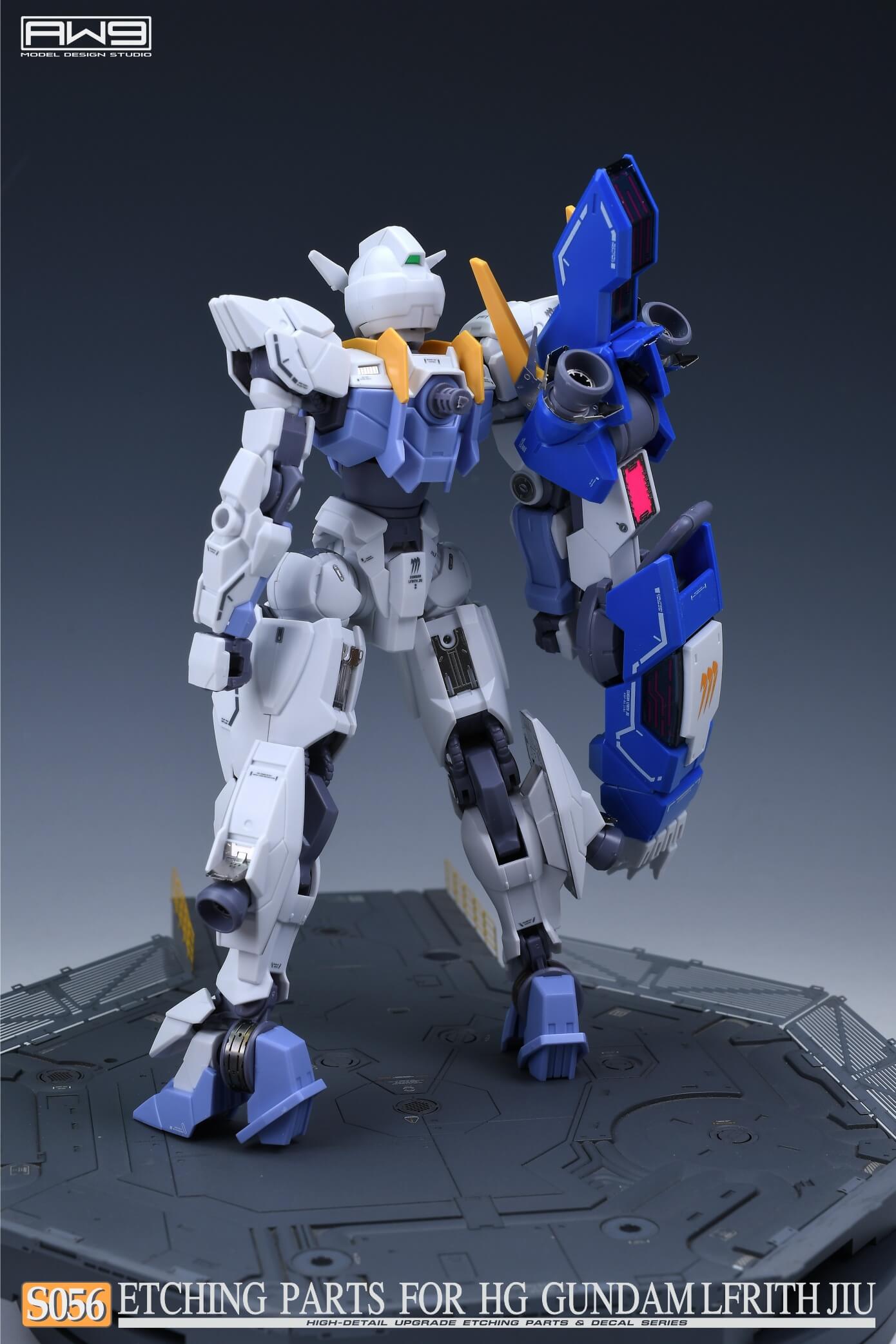 AW9 S56 Ätzteile mit Decals für 1/144 HG Gundam Lfrith Jiu