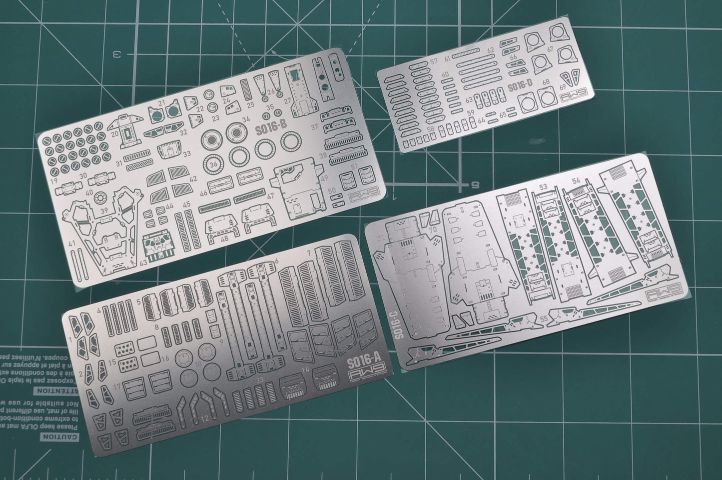 AW9 S16 Etching Parts for MG FAZZ VER. KA