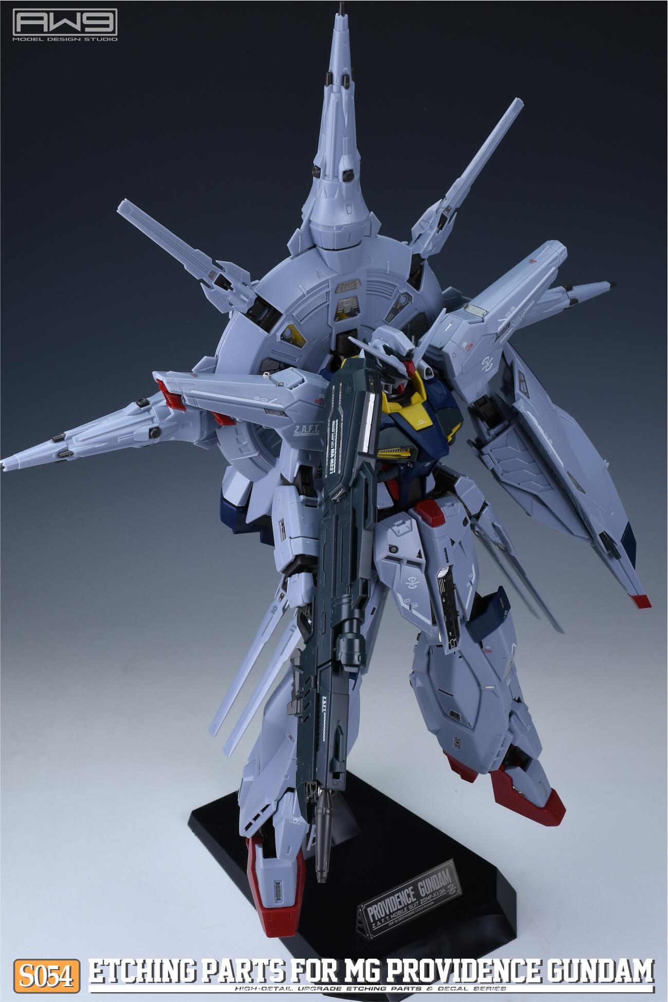 AW9 S54 Ätzteile mit Decals für MG ZGMF-X13A Providence Gundam