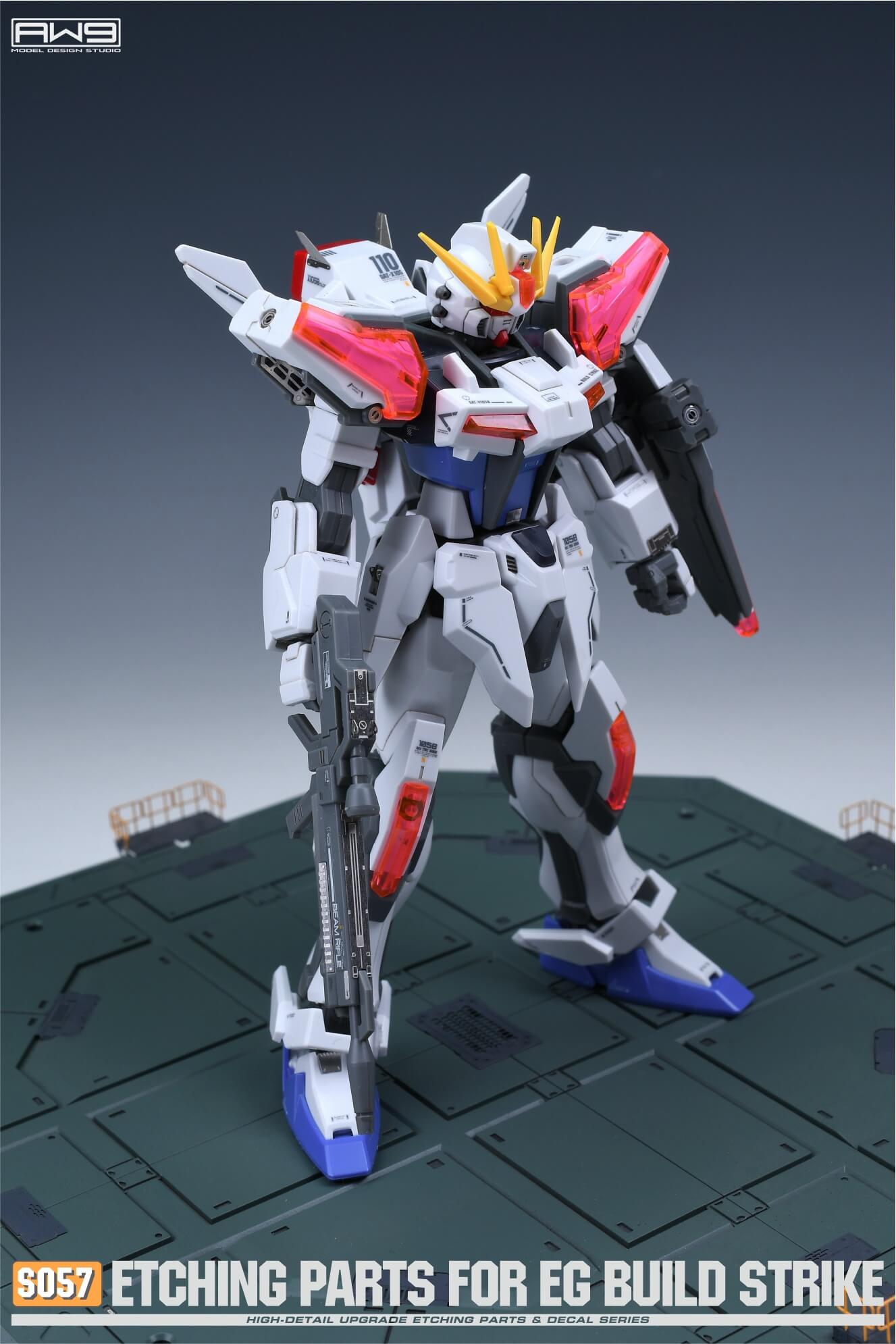 AW9 S57 Ätzteile mit Decals für 1/144 EG Build Strike Gundam