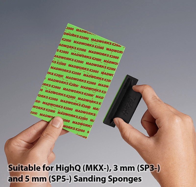 Schleifklotz für Schleifpads (für HighQ, 3 mm und 5 mm) - 5 Stück (MT-49)