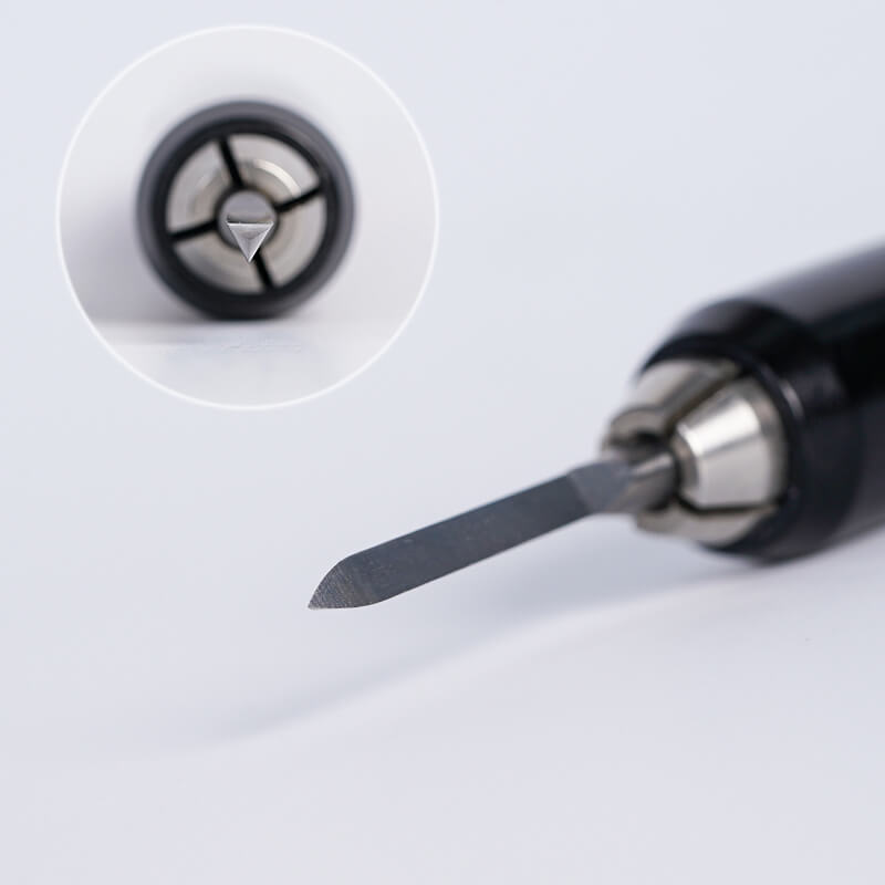 Wolfram Dreieck-Graviermeißel (Groß) – 3,0 mm Schaft | Modellbau Werkzeug TRI-0 Upgrade (TRI-2018)
