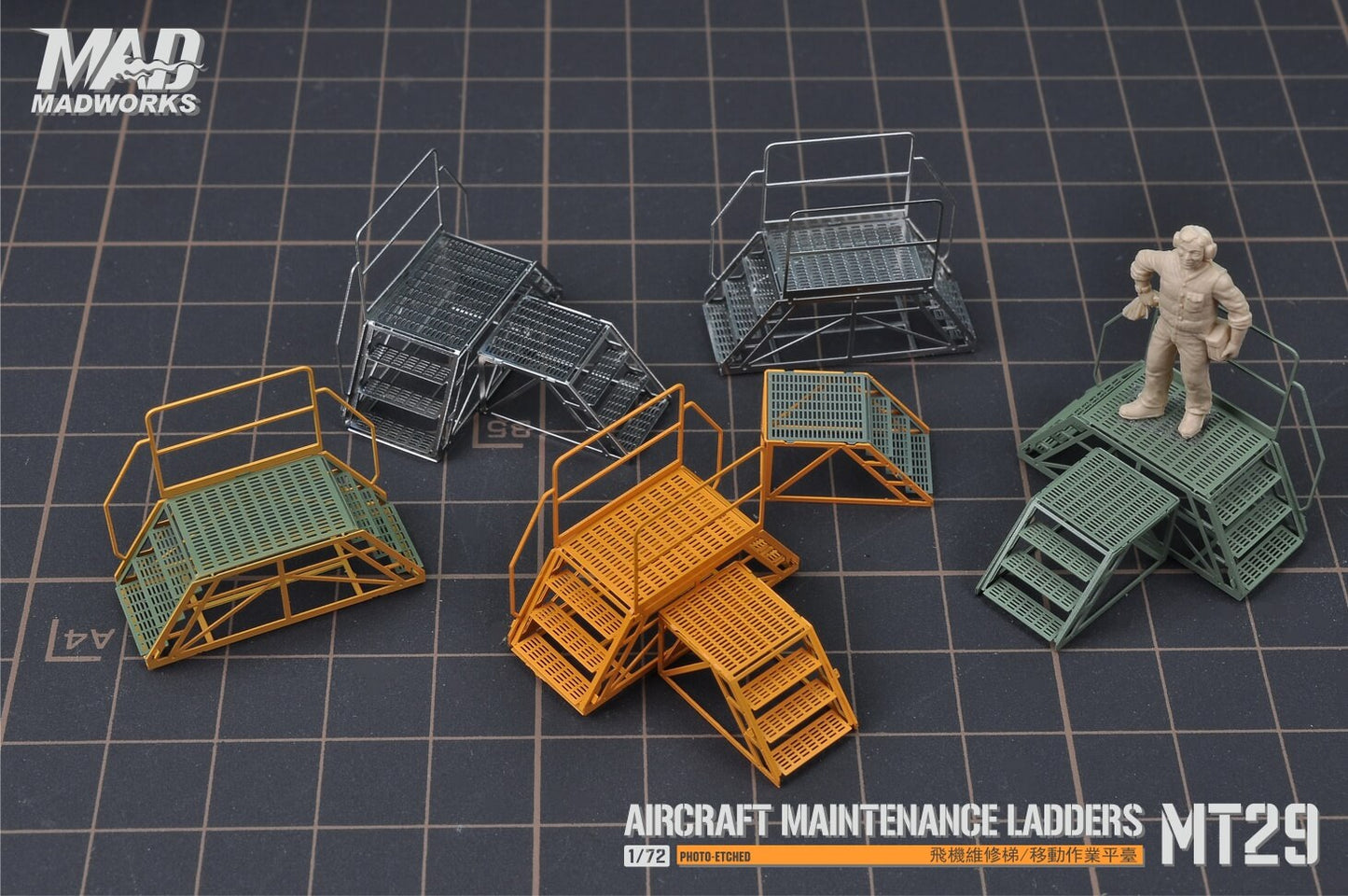 1/72 Flugzeug-Wartungsleiter / Mobile Arbeitsplattform (Typ 4)