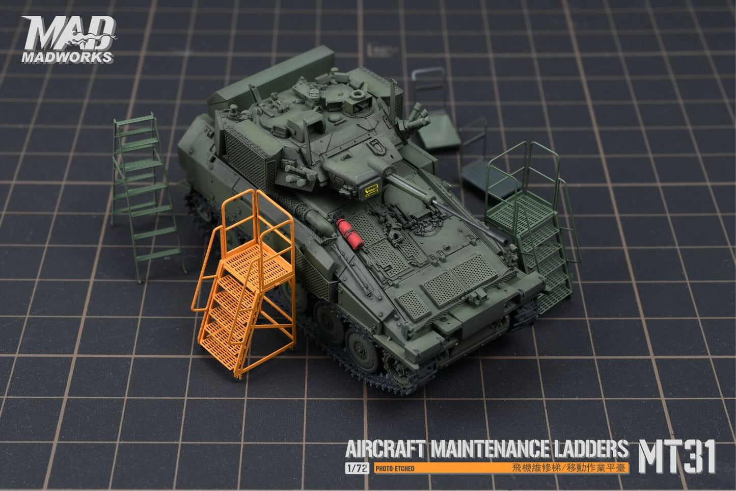 1/72 Flugzeug-Wartungsleiter / Mobile Arbeitsplattform (Typ1)